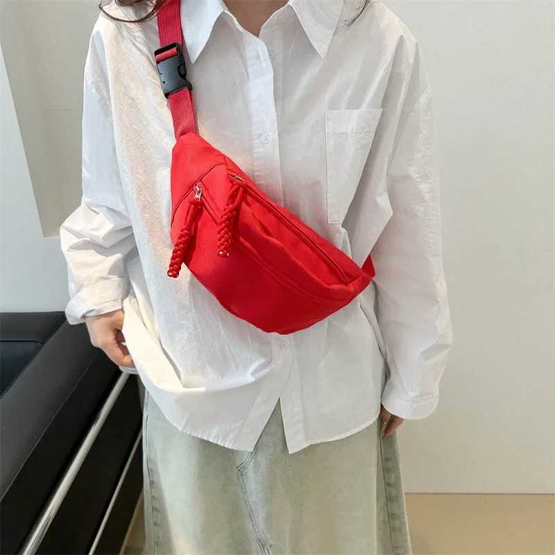 Home>Products>Luggage>Banana Bags>Womens Straps Cross Waist Bags Canvas Running Waist Bags Z250407
