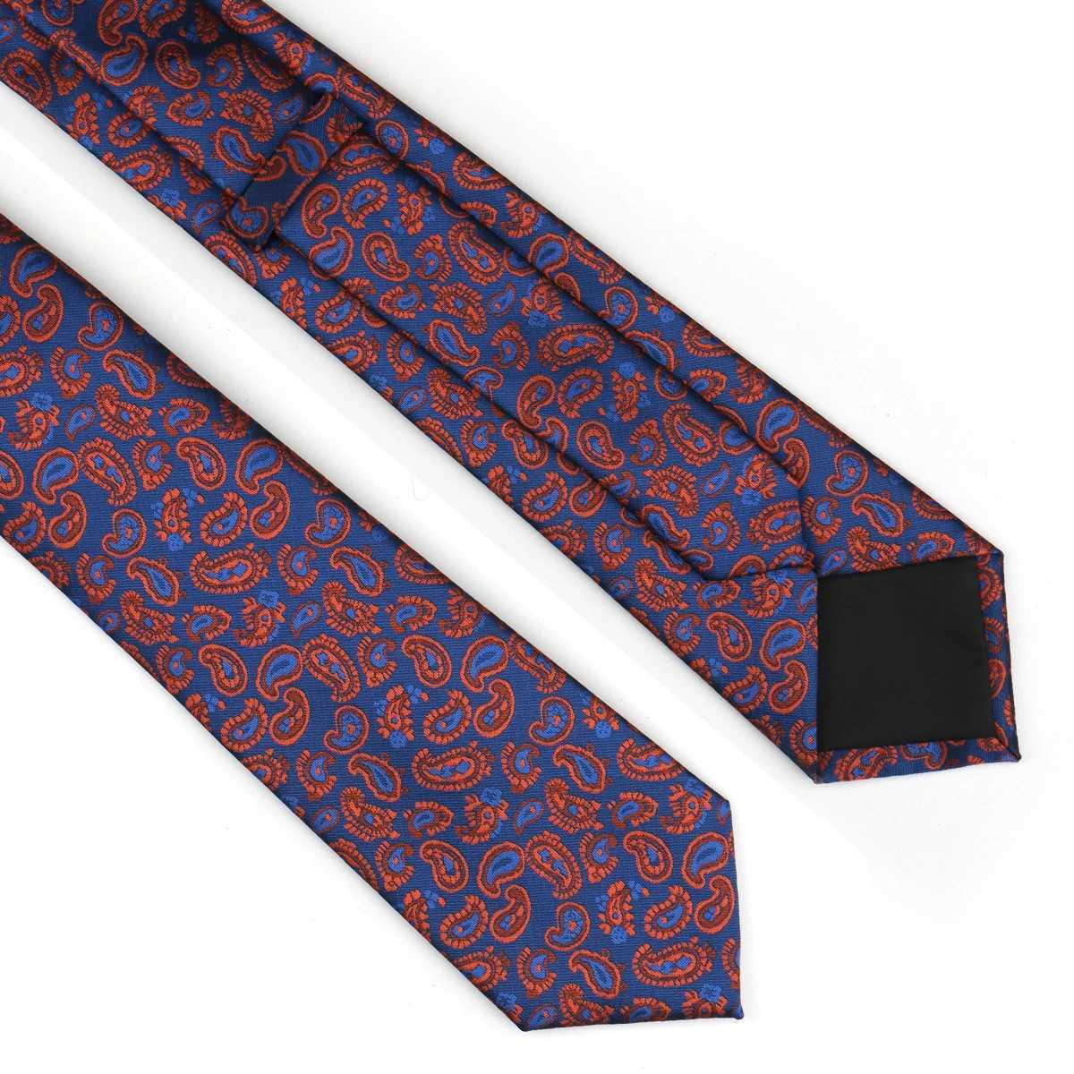 Luxury Tie Set For Men Business Gift Box Wedding Party Fashion Men Tie Set Paisley Handchief Cufflink Tie-Clip Suit Gift For Man X250407