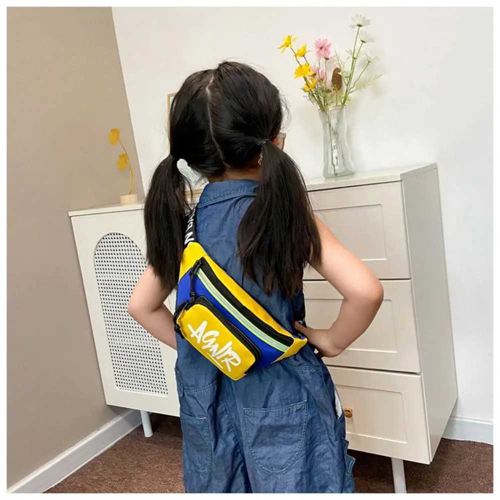 New Mini Waist Bag Oxford Cute Letter Banana Bag FAshion Fanny Pack Shoulder Cross ChEST Strap Bag Z250407