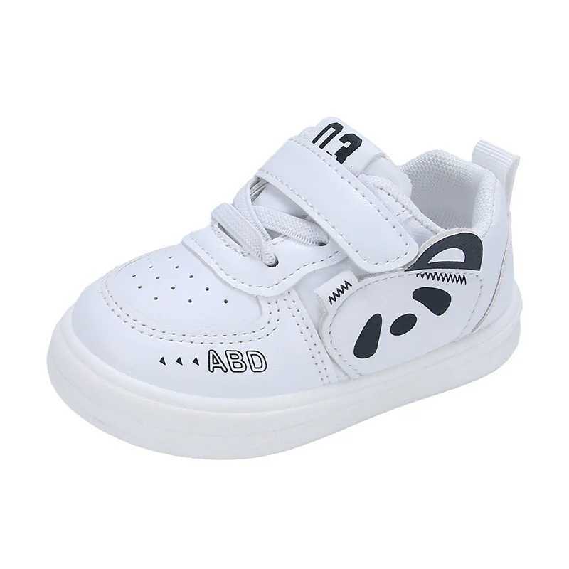 Childrens sports shoes boys and girls running casual shoes PU leather anti slip childrens sports shoes W250407