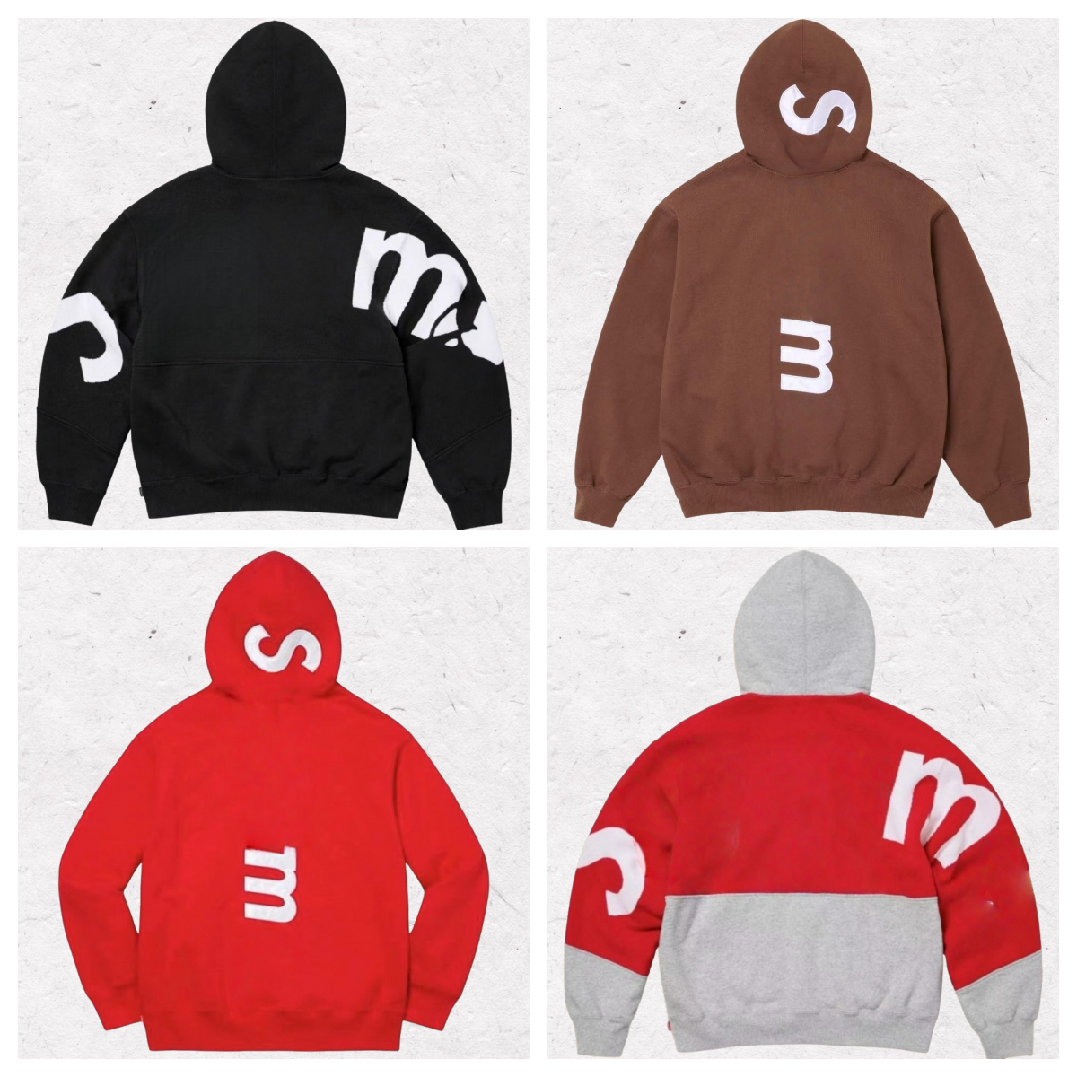 Designer Supremely for Men American Street Fashion Brand Letter Embroidery Hoodies Pure Cotton Sweat Absorbing y2k Hoodie US Size S-XL wanhao