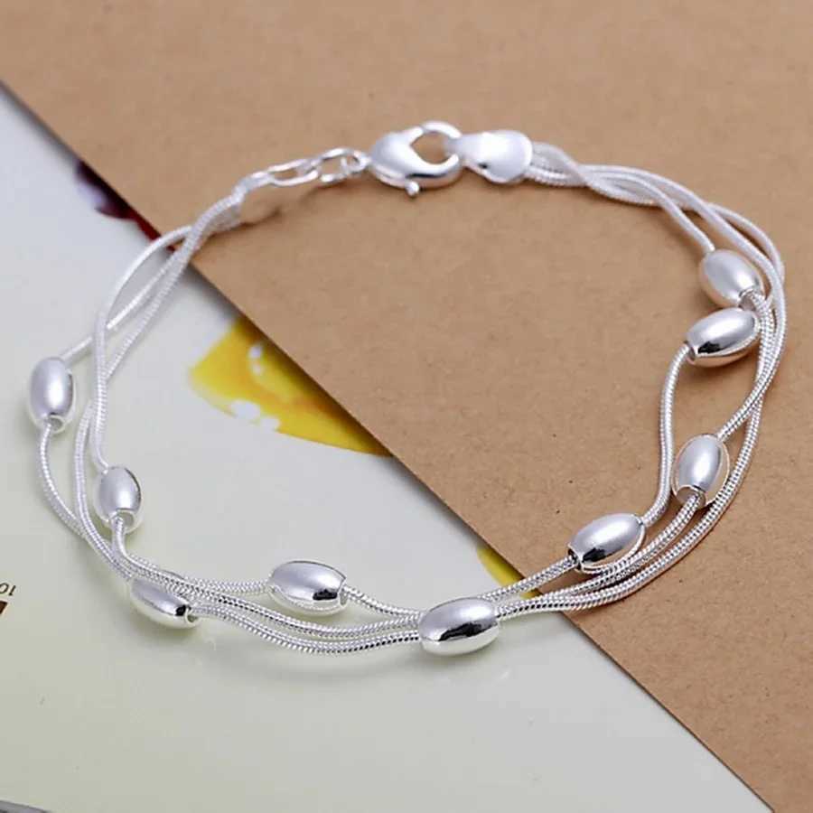 Fashion Design Product Beautif 925 Sterling Sier Jewelry High Quty Bracelet Bead Chain Wen La Wedding WithC250408