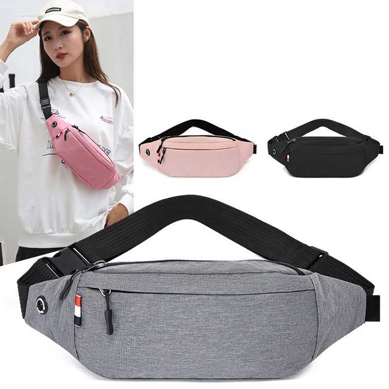 Mens waist bag gray casual functional waist belt bag large waist belt bag mobile phone money belt bag Fanny Travel Hip Z250407