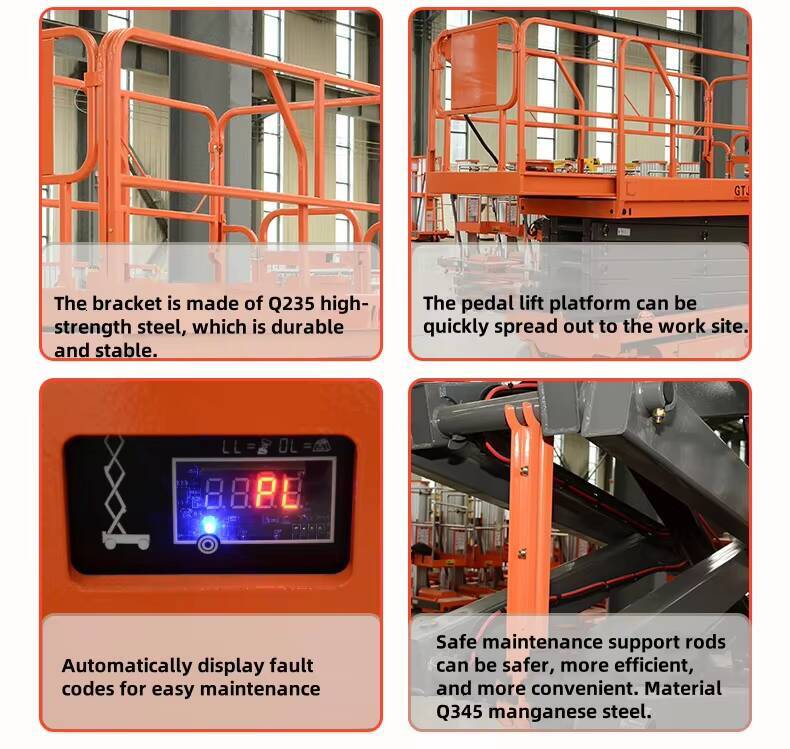 6m 8m 10m 12m High-Quality Hydraulic Fork Climbing Electric Mobile Self-Propelled Scissor Lift