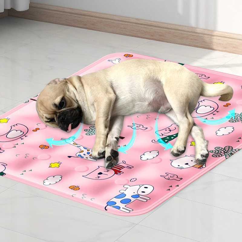 1 cooling pad for summer pet dog beds suitable for small large dogs cat blankets sofas cat mats ice pads blankets pet supplies Y250407