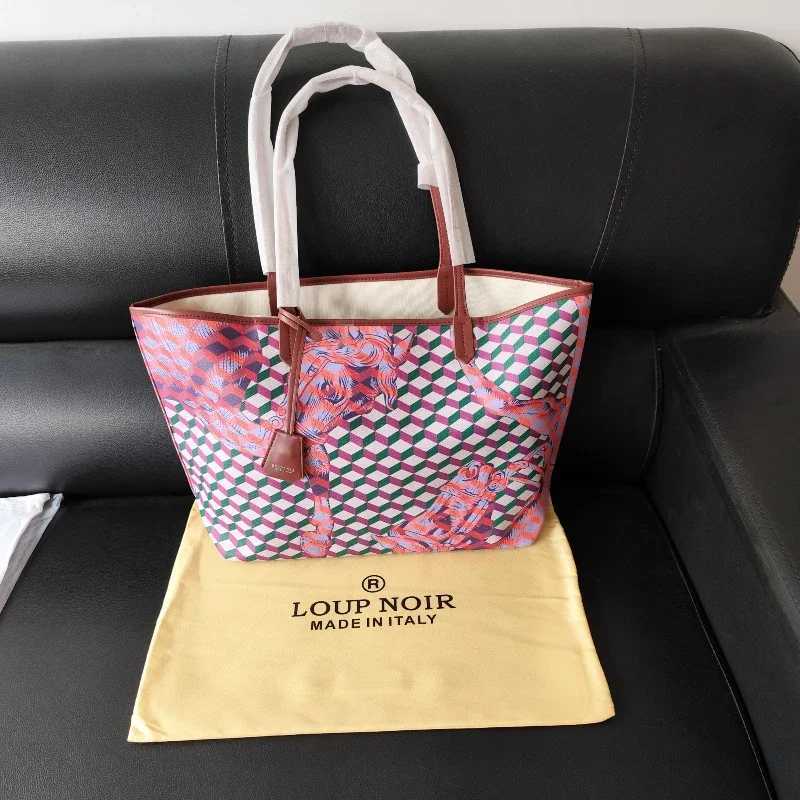 LOUP NOIR New Tote Bag for Women Famous Brands Bag Large Capacity Shoulder Women Bags LOUP NOIR Bag High Quality Casual TotesC250408