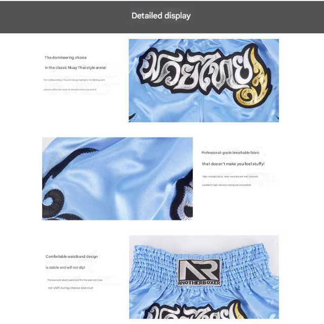 Fighting training shorts professional Sanda men and women MMA boxing shorts