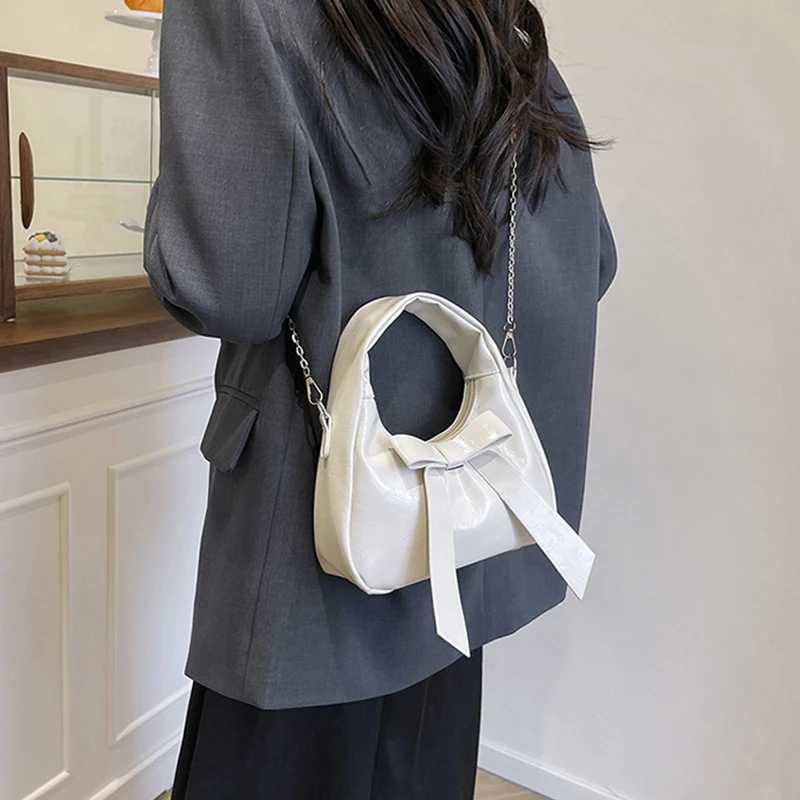 New Arrival Elegant bow design womens handbag mini leather shoulder bag new small cross body bag new solid womens wallet womens handbag T250407
