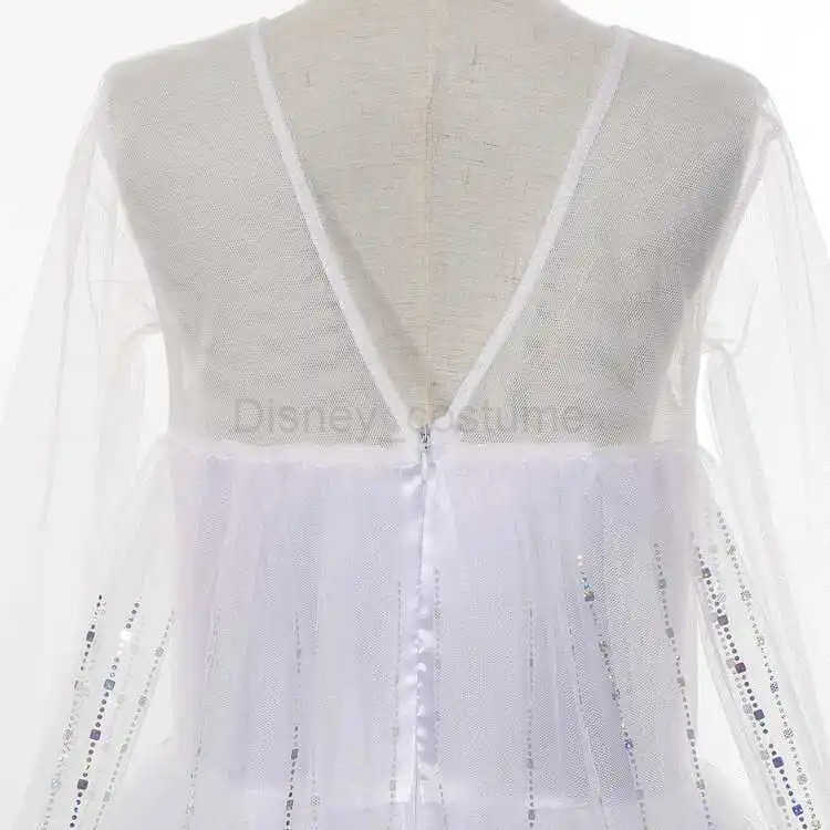 Disney Frozen 2 Girl Role Playing Costume Snow Queen Elsa Long Dress Halloween Party Carnival Costume 2-10T Vestitos X2504081