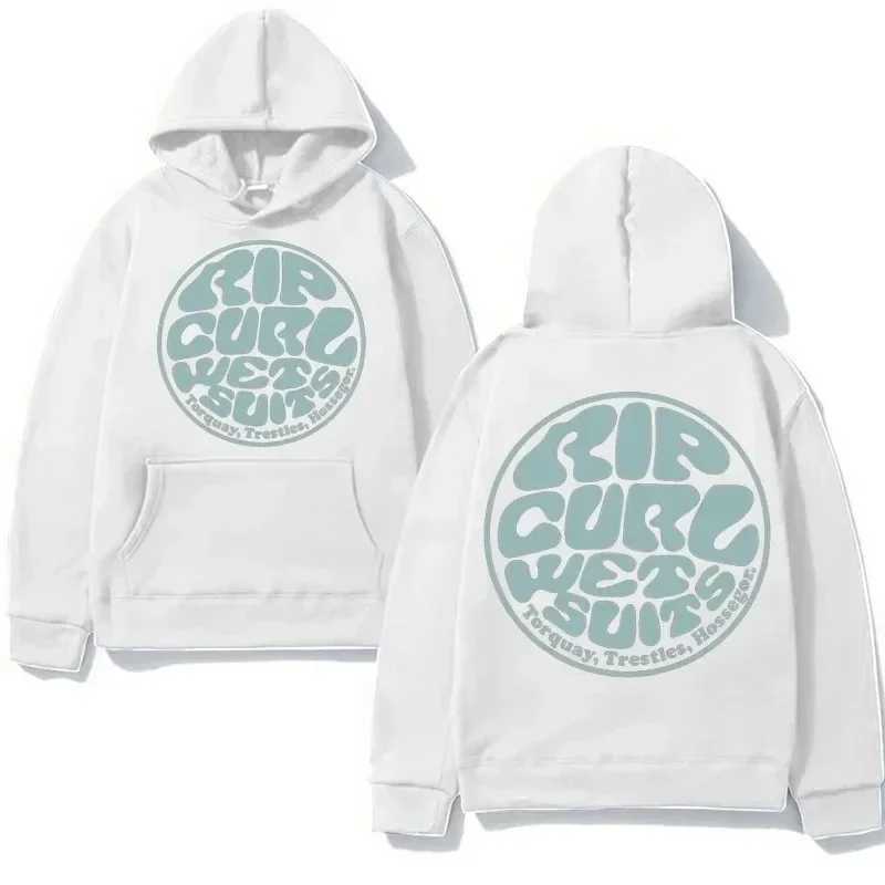 2024 mens tear curled mens wetland hoodie Y2K loose fit high-quality clothing retro clothing casual hoodie oversized top W250408