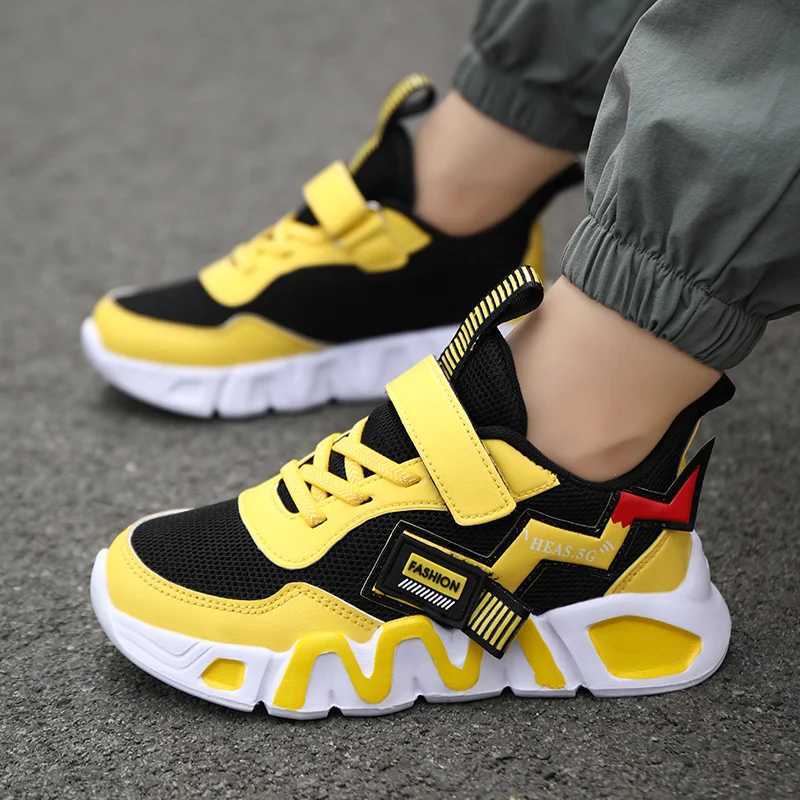 Childrens basketball shoes soft soled sports shoes outdoor childrens sports running shoes anti slip and breathable walking sports shoes W250407