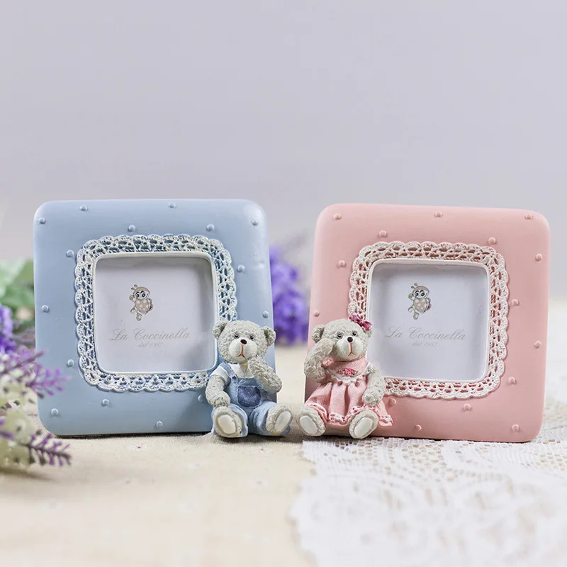 Po frame with cute cartoon suitable for baby resin creative home decoration wedding po frame birthday gift wholesale MF 250408