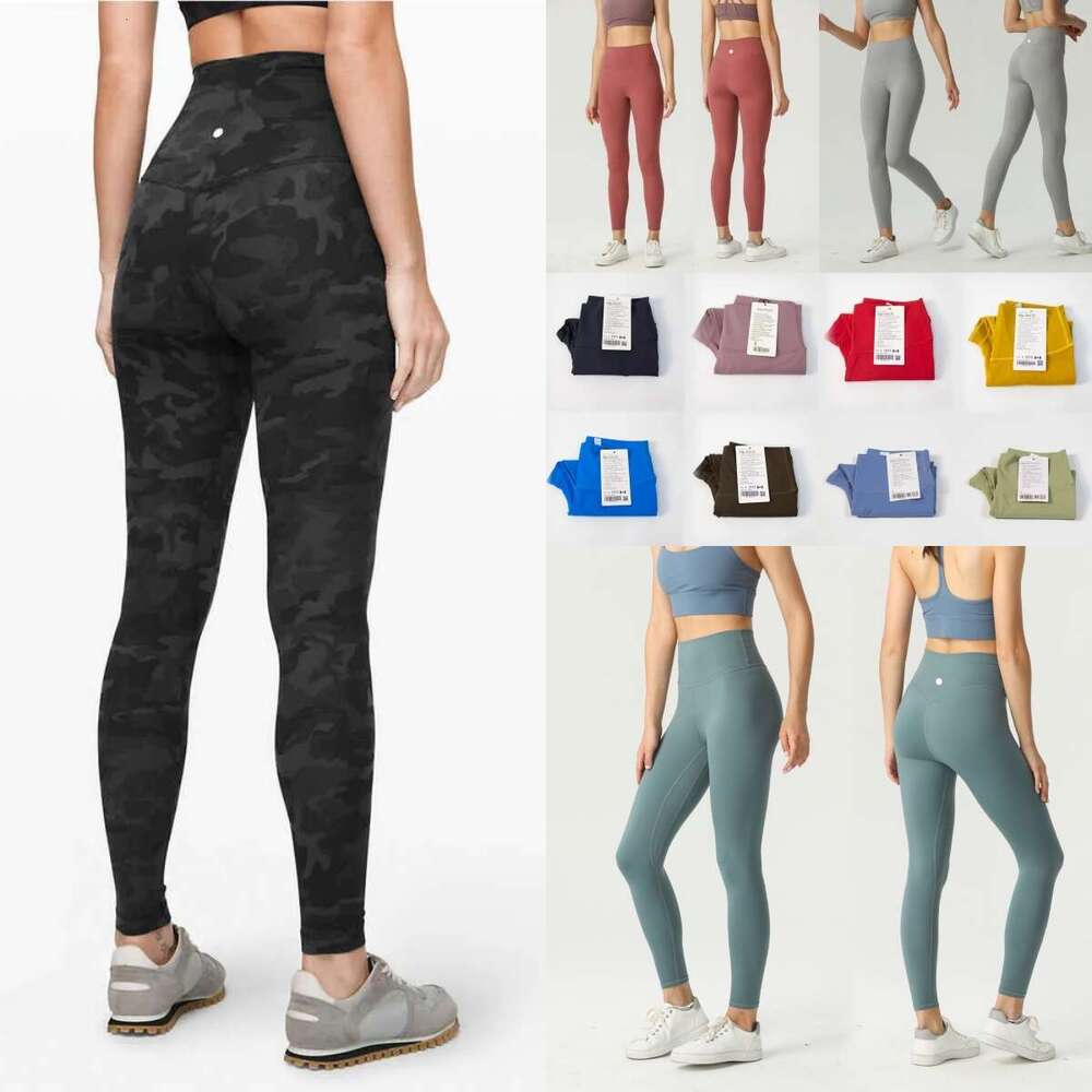 Free shipping Yoga pants Women Push-up Soft Elastic Hip Lift T-shaped Sports lululys lemonyes Pants Running Training Lady leggings