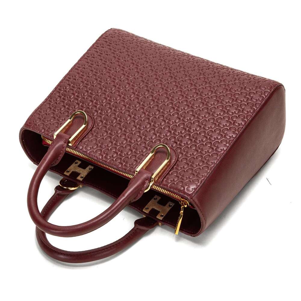 CHCH Women's Handbag Brand Cow Leather Commuter Business Shoulder Gift Adjustable Crossbody Bag