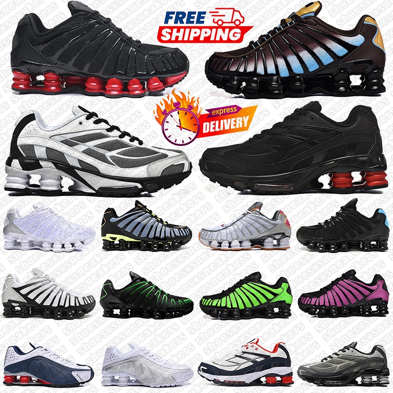 Designer Sneakers Men Women Running Shoes shox shoxs tl Mens Womens White Blue Gold Grey Pink Breathable Athletic Outdoor Sports Sneaker Fashion Runner 36-46