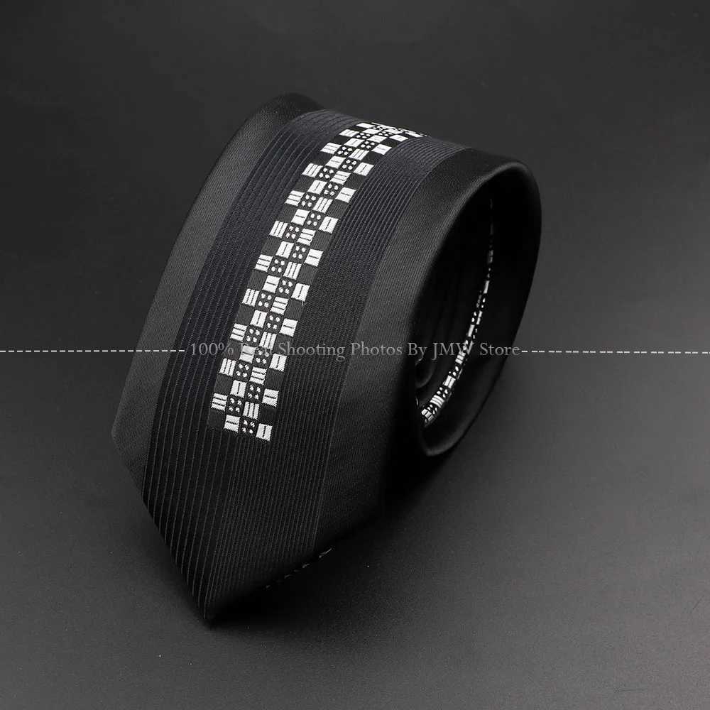 New Skinny 6cm Ties For Men Wedding Dress Necktie Black Floral Paisley Patchwork Tie Business Slim Shirt Accessory Gift Cravate X250407