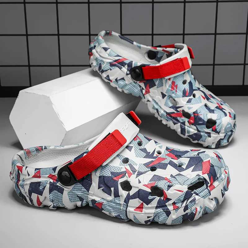 New Arrival No. 47 Summer Mens Sandals Light EVA Mens Casual Shoes Hole Shoes Neoprene Home Garden Outdoor Mens Beach Flat Slide T250407