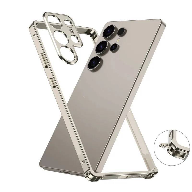 Aluminium Frame Bumper Case for Samsung Galaxy S23 S25 Ultra S24 Plus S25Ultra S25+ S 25 Alloy Metal Lens Protector Cover