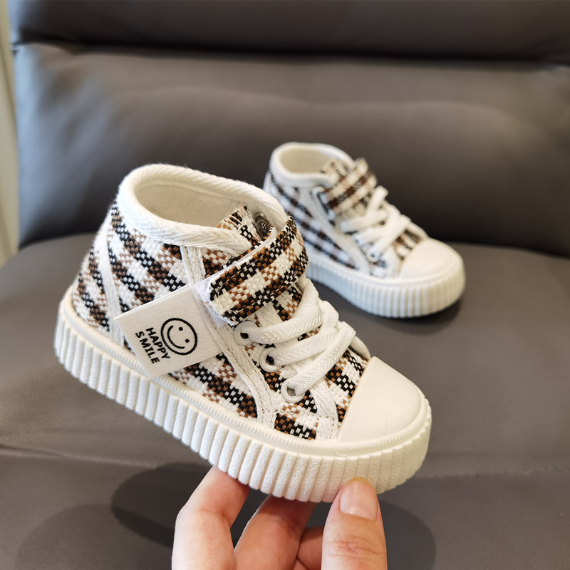 Kids Canvas Shoes Casual Sport Boys Girls Sneakers Shoes Kidszworld Soft Rubber Sole Flat Children Toddlers Canvas Shoes Size 20 - 31 K0632