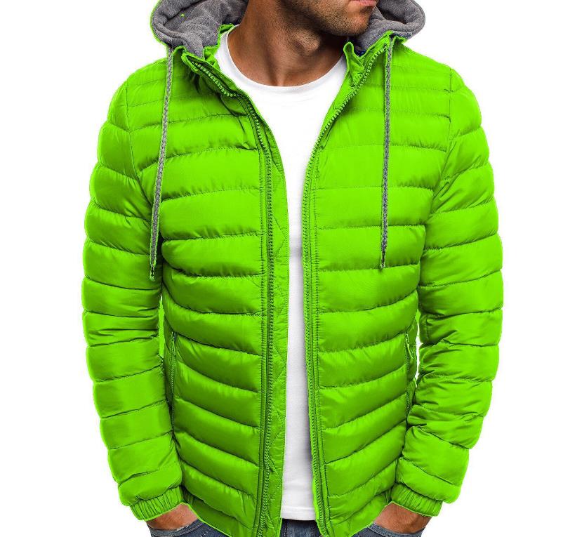 Winter hooded jacket mens warm street fashion casual outdoor Parka abrigo de plumon hombre 240822