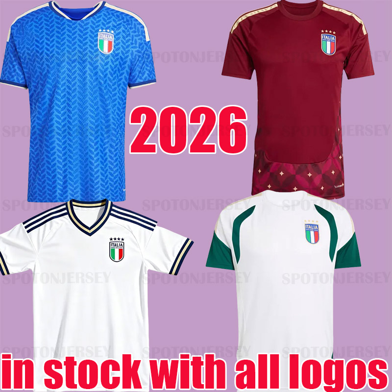 2026 Italy Soccer Jerseys 2026 2027 National Team Italian Jersey football shirts trainning topsfootball Shirt kids kit home away third kids kits