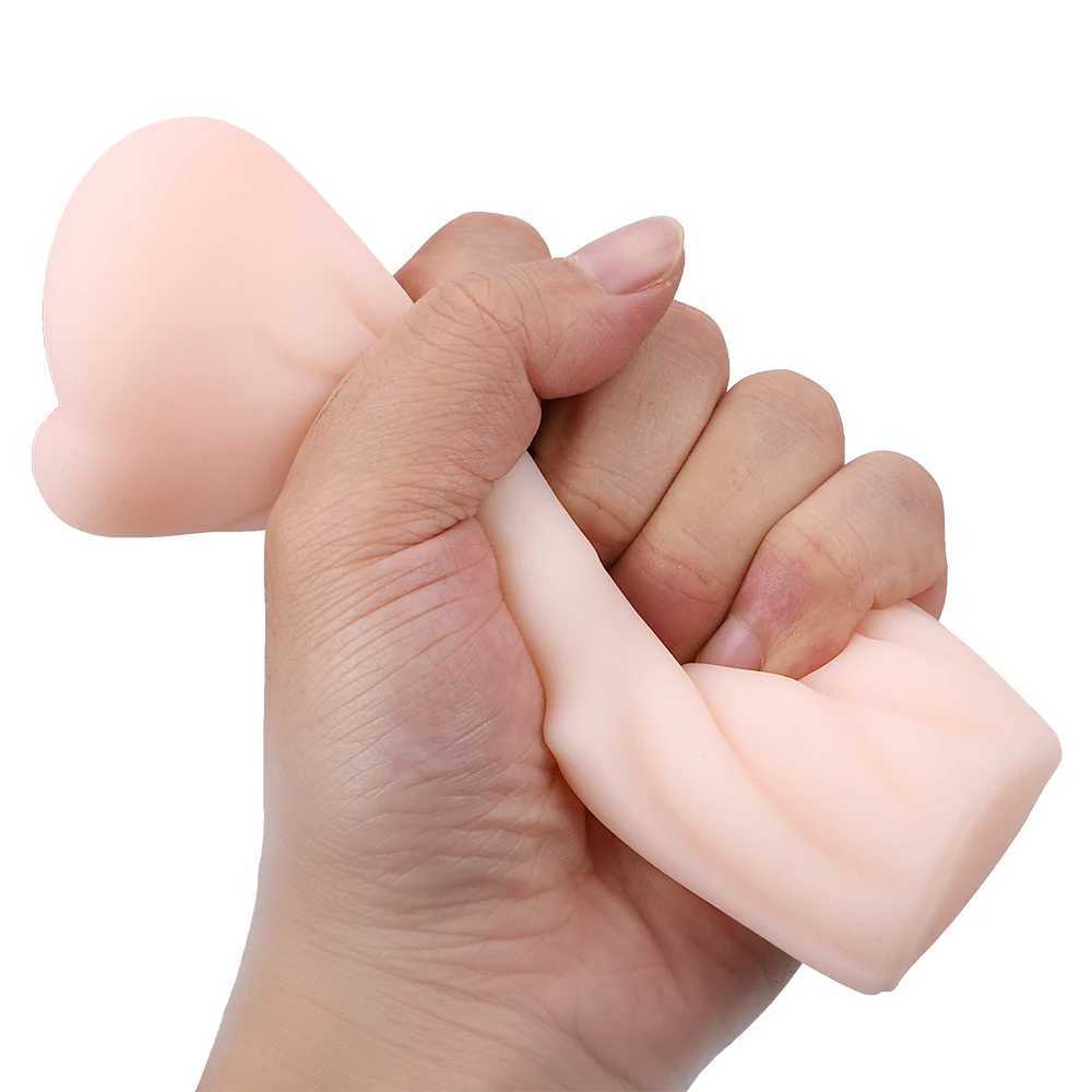 11cm Silicone Male Masturbator Artificial Oral Anal Vaginal for Male 18 Penis Pump Glans Suction Cup Real Cat Sex Toy Sex ProductsXJ250408