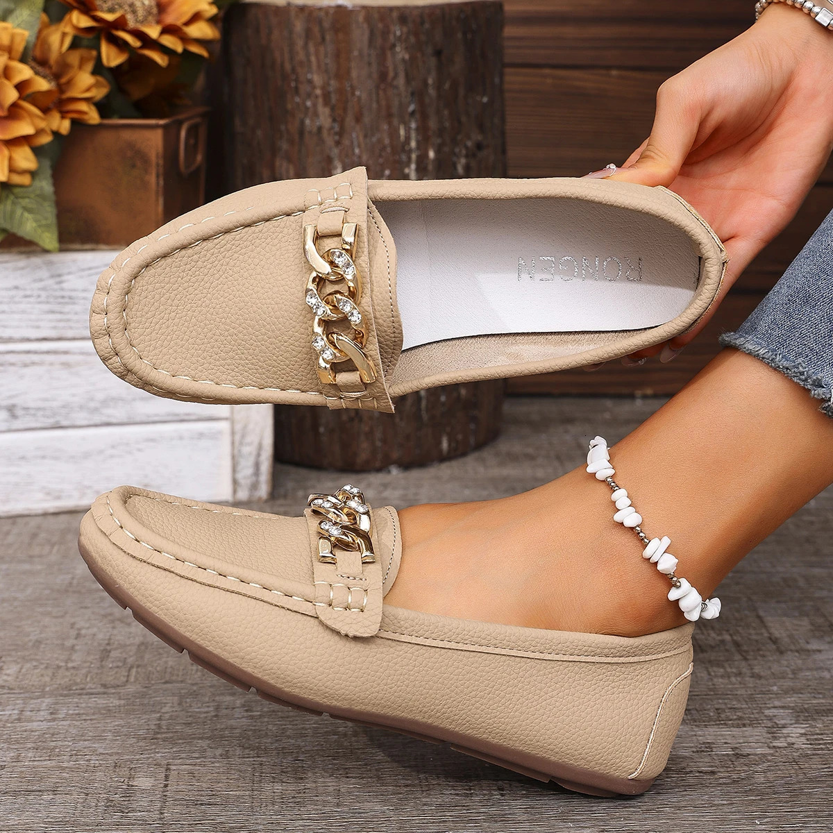 Women Shoes Slip On Loafers For Ballet Flats Women Moccasins Casual Sneakers Zapatos Mujer Flat Shoes For Women Casual Shoes 250407