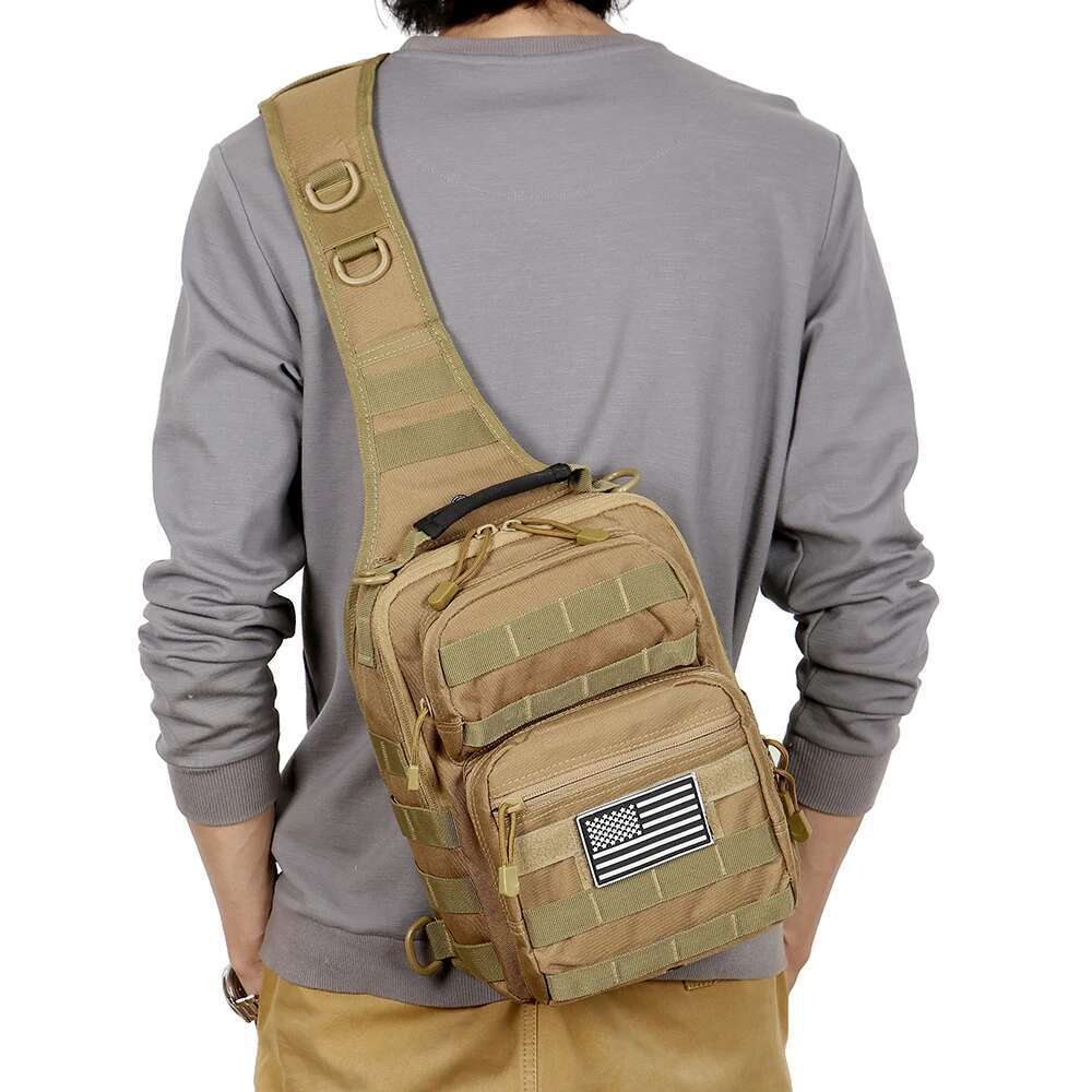 Qt&Qy Single Shoulder Backpack Molle Assault Sg Bag Small EDC One Strap Daypack Tactical Bags
