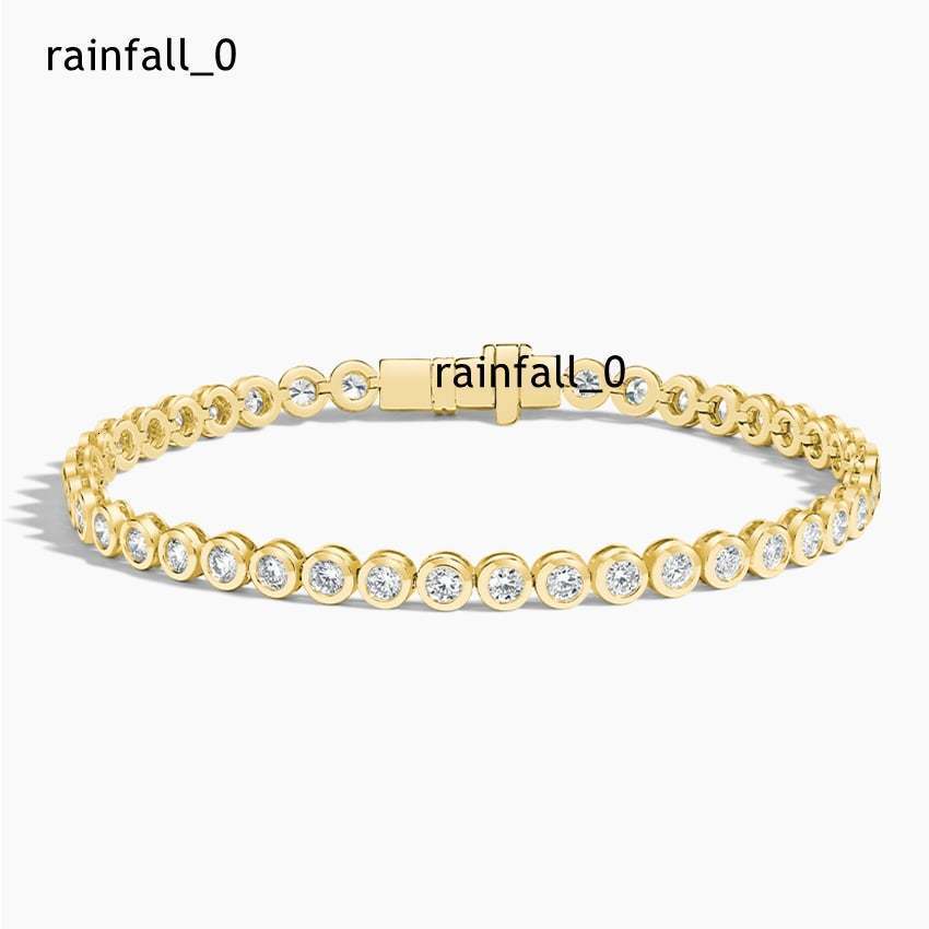 Customised High Quality 925 Silver Wholesale Price Mini Lab Cultured Diamond Moissaniteia Moissanite Moissan Diamond Tennis Bracelet