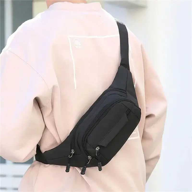 2025 Mens Chest Bag Waterproof Outdoor Sports Bag Sail Bag Korean Waist Fanny Cross Body Mens Banana Z250407