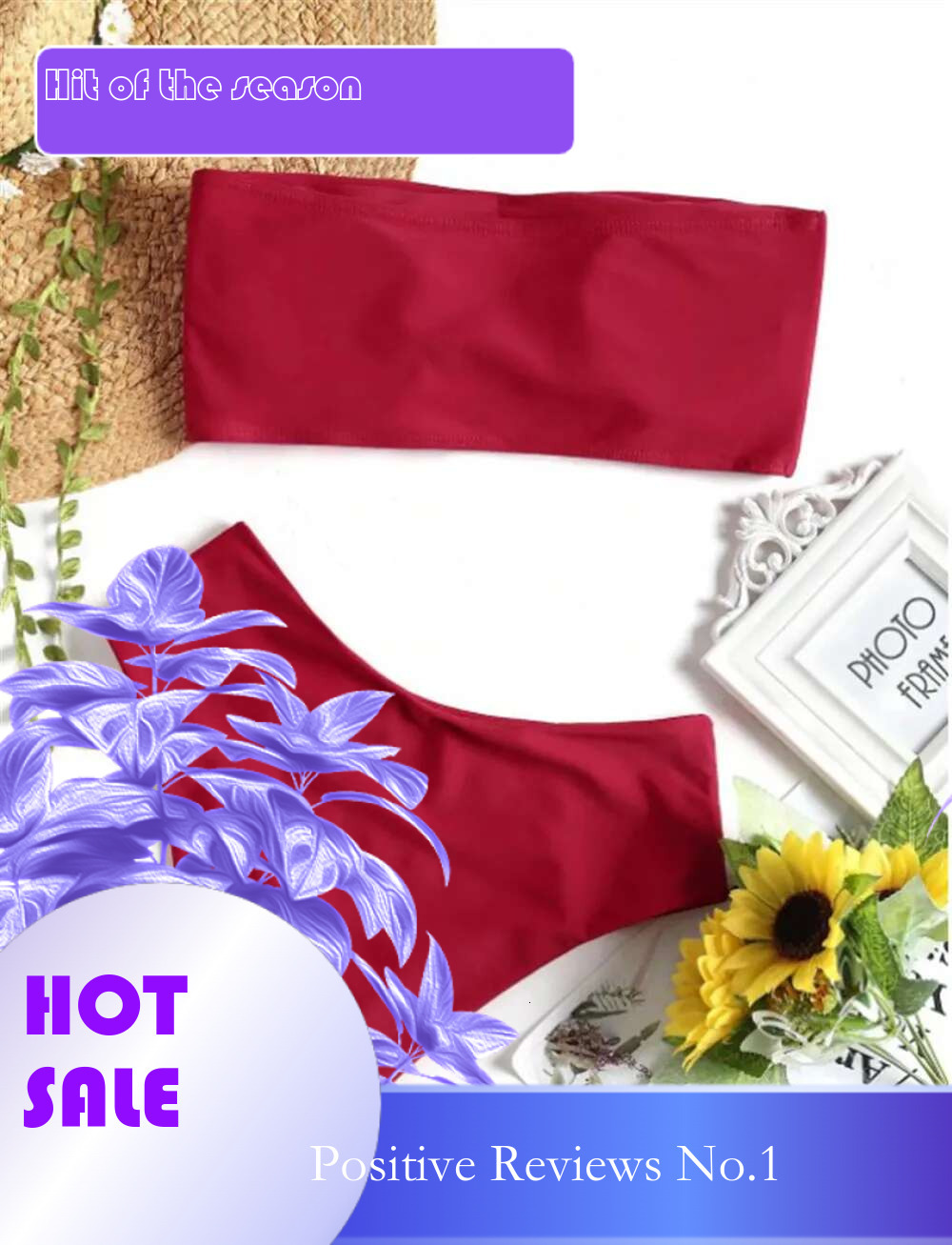 Dongdumaoyi Bandeau Bikini Women Solid Yellow Push Up Off Shoulder Swimwear Female Bathers Bathing Suit High Waist Swimsuit Biquini