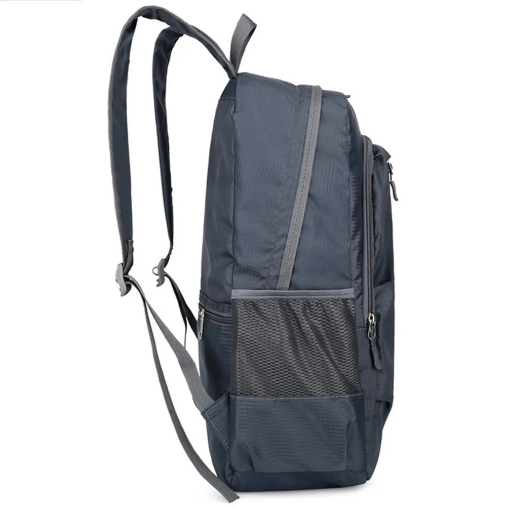 30L Outdoor Foldable Ultralight Backpack for Camping Travel Hiking Men Women Waterproof Fishing Cycling Folding Backpack Daypack 250407