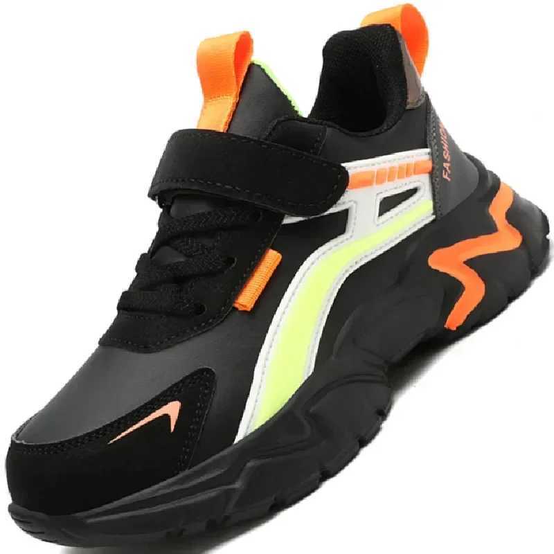Autumn and winter childrens sports shoes girls sports childrens leisure casual warm and fashionable easy to match with scratch running shoes W250407