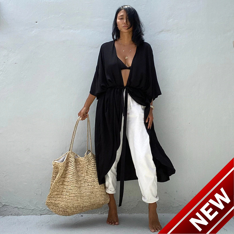 New encryption cotton cardigan bikini swimsuit outerwear beach vacation skirt womens dress