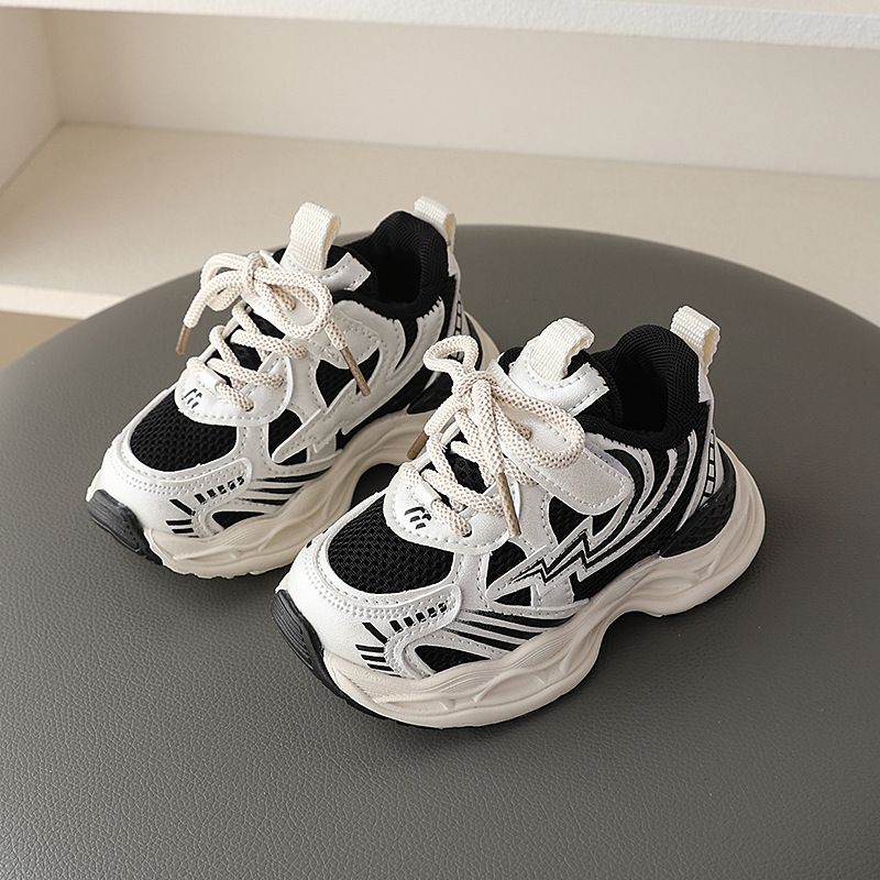 2025 New Design Children For Boys Mesh Breathable Kids Sport Shoes Cutefeet Non-slip Fashion Toddler Girls Sneakers Trainers Size 21- 30 C0646 H260207