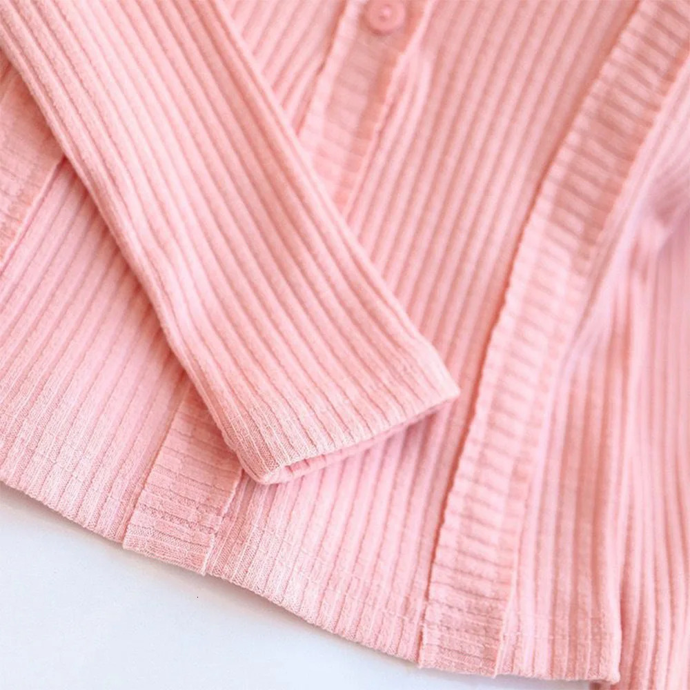 Spring Autumn Girls Clothing Set Solid Color Long Sleeve TopLetter Print Wide Leg Jeans 2Pcs For 4-12Y Kids Fashion Outfit 250407
