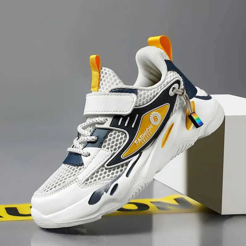 Vanmie Casual Sneakers for Kids Summer Mesh Sneakers Shoes Walking Running Shoes Boy Girls Children White Shoes W250407
