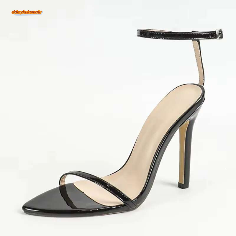 Liyke Fashion Design Double Buckle Strap High Heels Gladiator Sandals Women Summer Square Toe Party Dress Shoes Ladies Sandalias ddmykukumalu