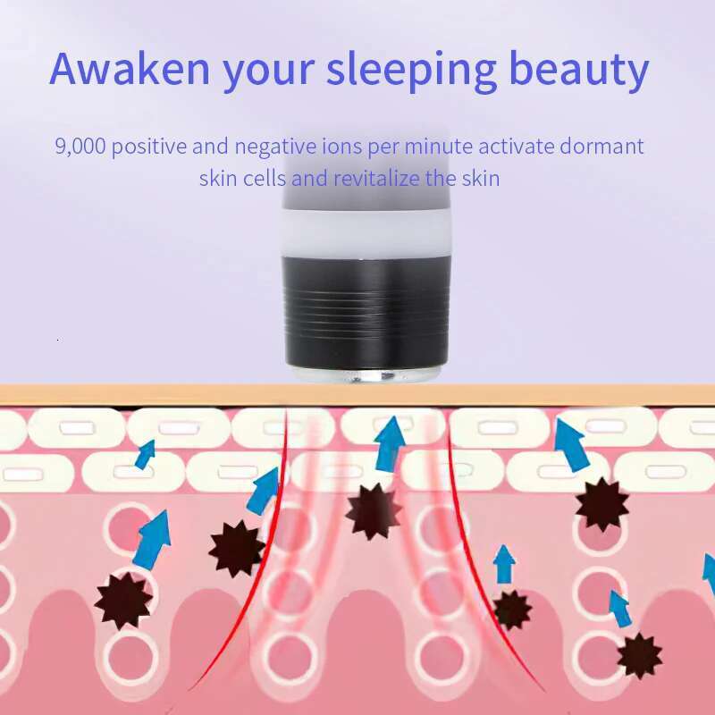 Skin Cool Cryo-Electroporation Face Beauty Hine Lymph Circulation Yello Removal Facial Lifting Device