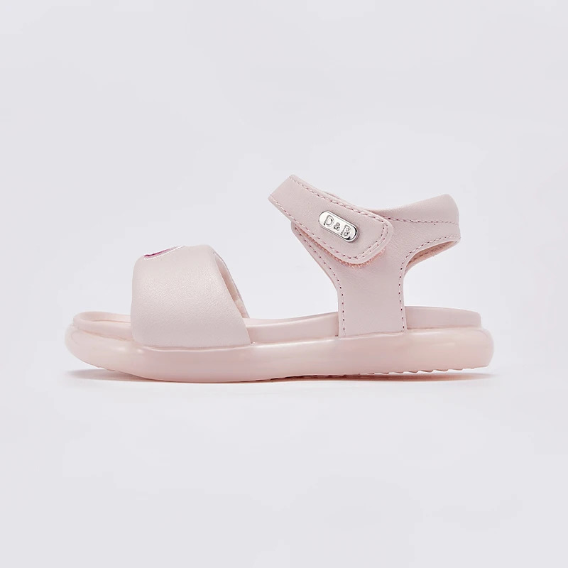 Dave Bella Summer Childrens Sandals Pink Lightweight Boys Girls Beach Shoes Soft Non-slip Pink Kids Sandals Shoes DB2240276 250407