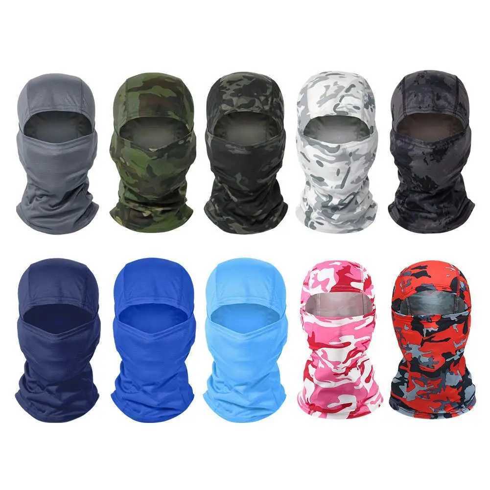 Full face Balaclava facial mask breathable fast drying scarf for bicycles hiking skis awnings Balaclava hatsT250407