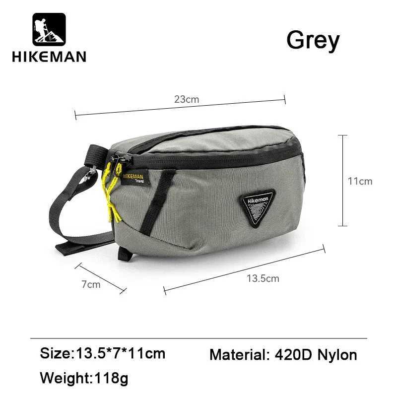 Hikeman Mountaineering Waist Bag Outdoor Sports Pack - Lightweight Cycling Waterproof Bag for Travel/Hiking/BackpackingC250407