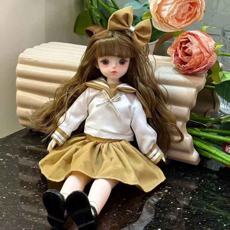 High Value 30cm Doll 6 Points BJD Baby Clothes Set Girl Single Doll Princess Doll Toy Childrens Birthday Gift Ball Jointed Doll 251107 - view 6