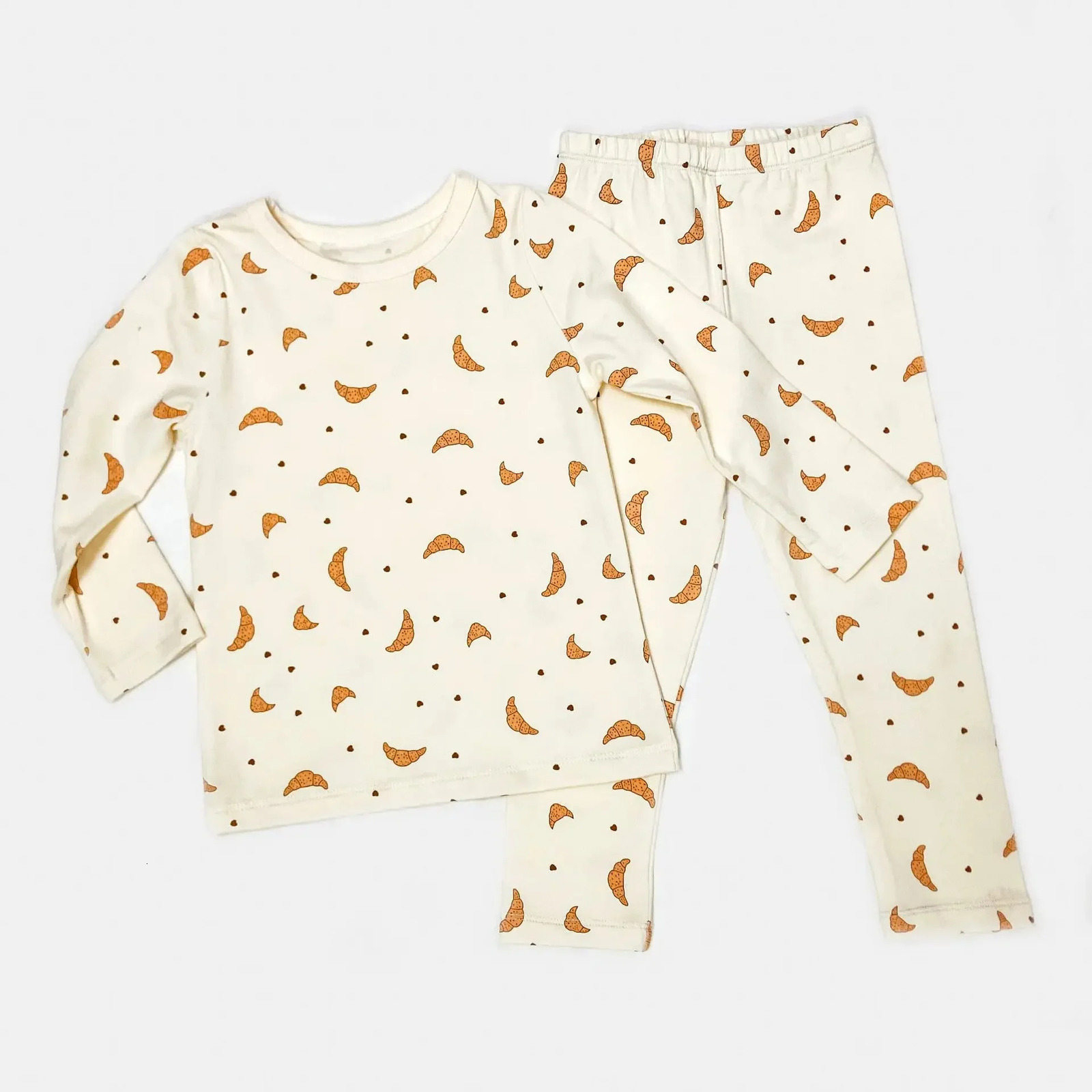 1-6T Toddler Kid Baby Boy Girl Clothes Set Cotton Infant Homewear Casual Top Pant Suit Childrens 2pcs Pajamas Set Outfit 250407