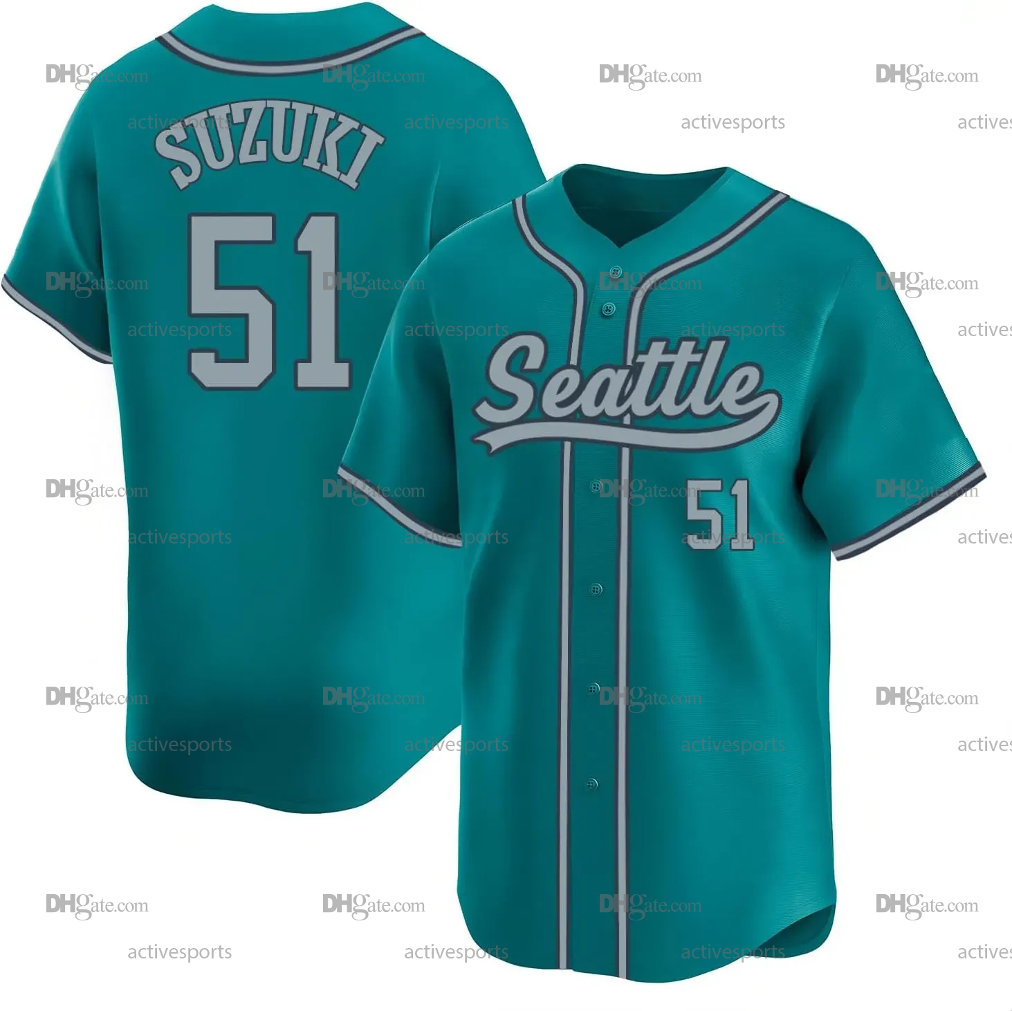 Custom 44 Rodriguez Arozarena Baseball Jersey Robles Raleigh Bliss Crawford Griffey Jr. Castillo Suzuki Stitched Number Name Mens Womens Youth