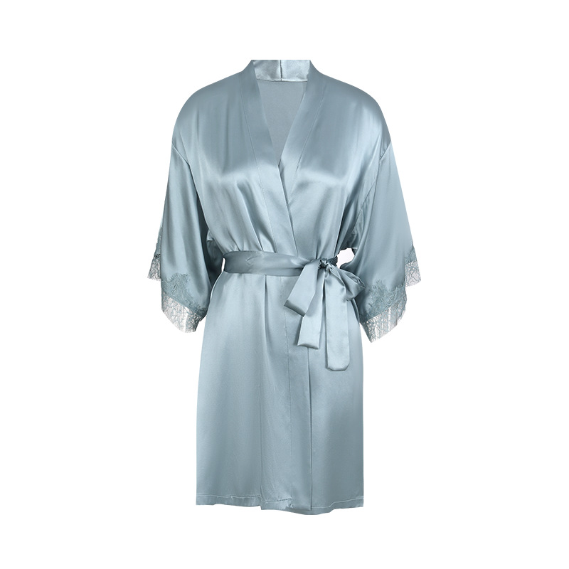 B809-Pajamas Nightdress Women Summer Cotton Sleeveless Thin Sexy Sweet Lace V-neck Large Size Loose Home Clothes