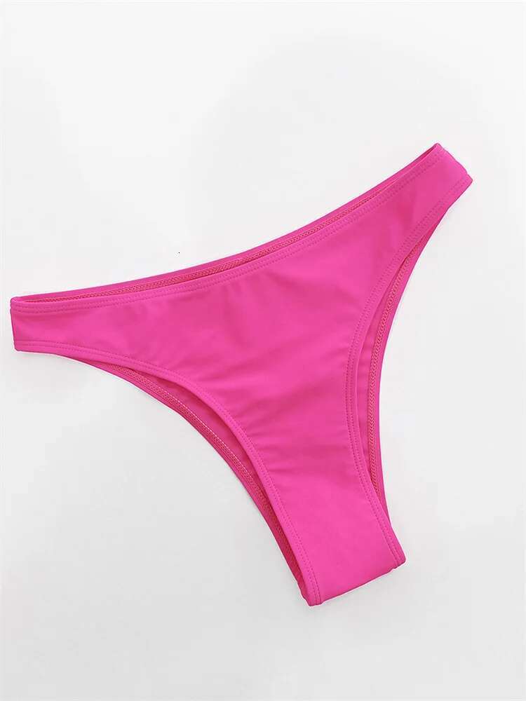 Dongdumaoyi Pearls Straps Shell Underwire Bikini Set Women Hot Pink Push Up Pleate Skirt Pcs Swimsuit Bathing Suit High Waist Swimwear