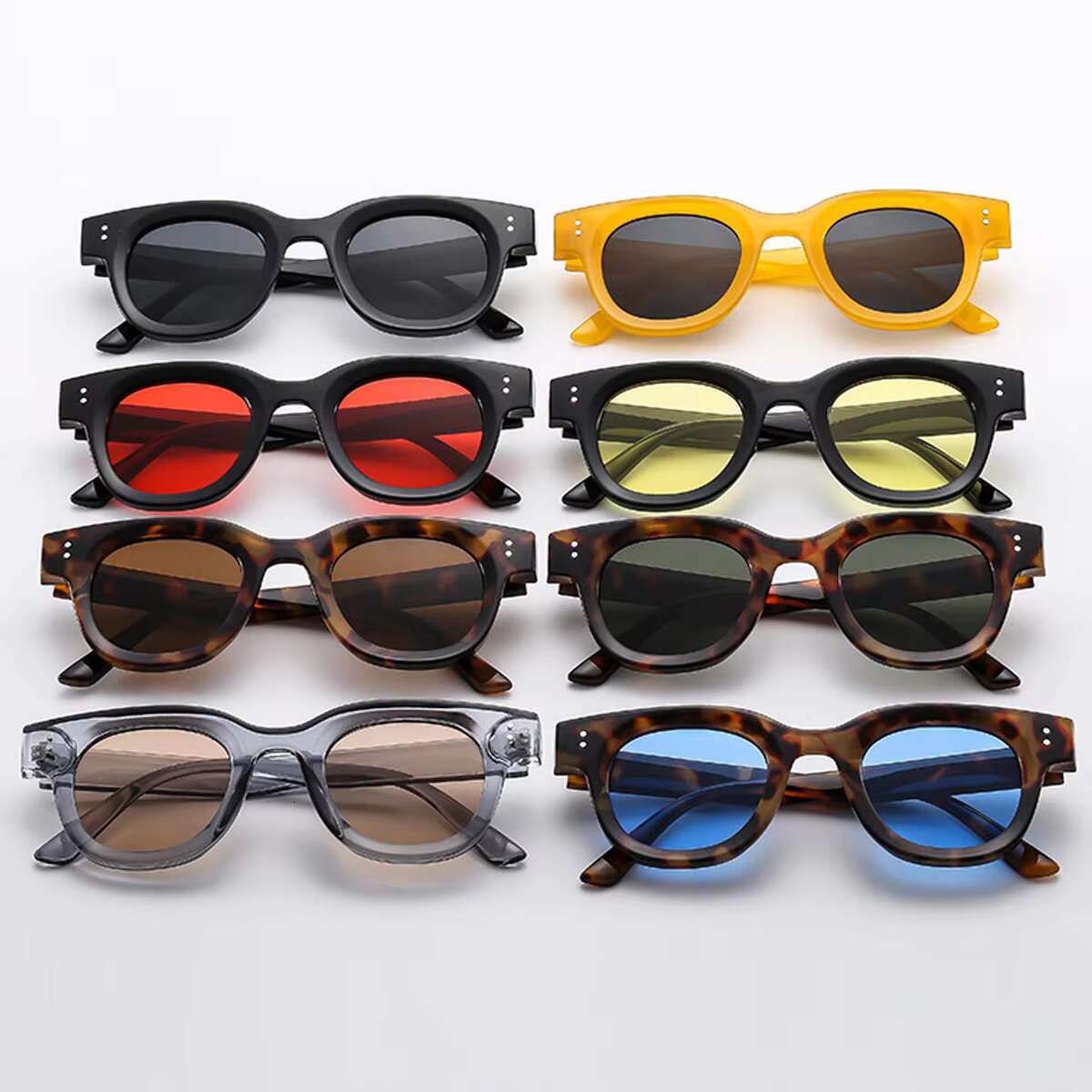 New Hot Selg Products Classic Retro Vintage Designer Steampunk Men Women Square Sunglasses