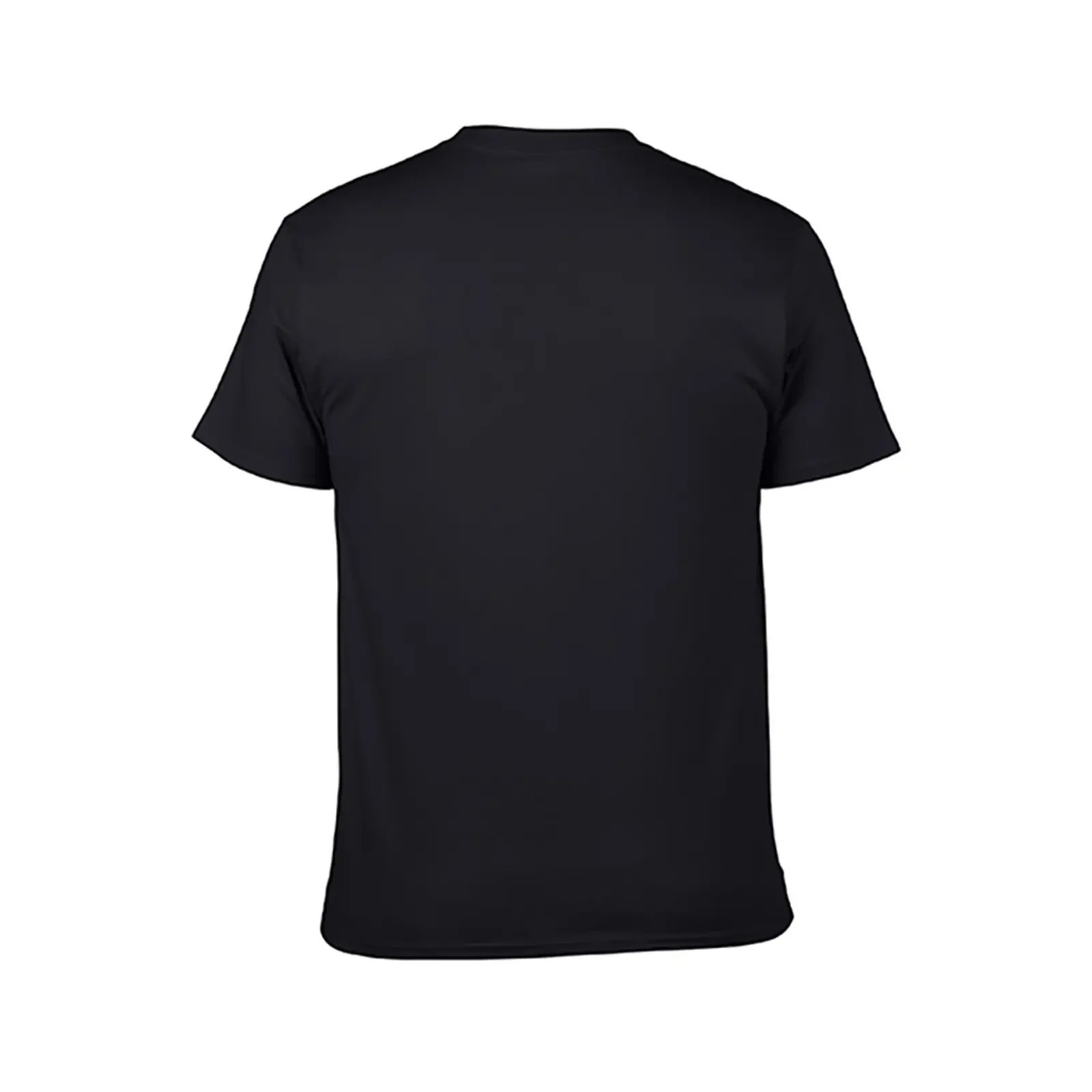 Summer cotton mens Tshirt tiger print solid color short sleeved unisex casual Harajuku Y2K top streetwear fabric 250408