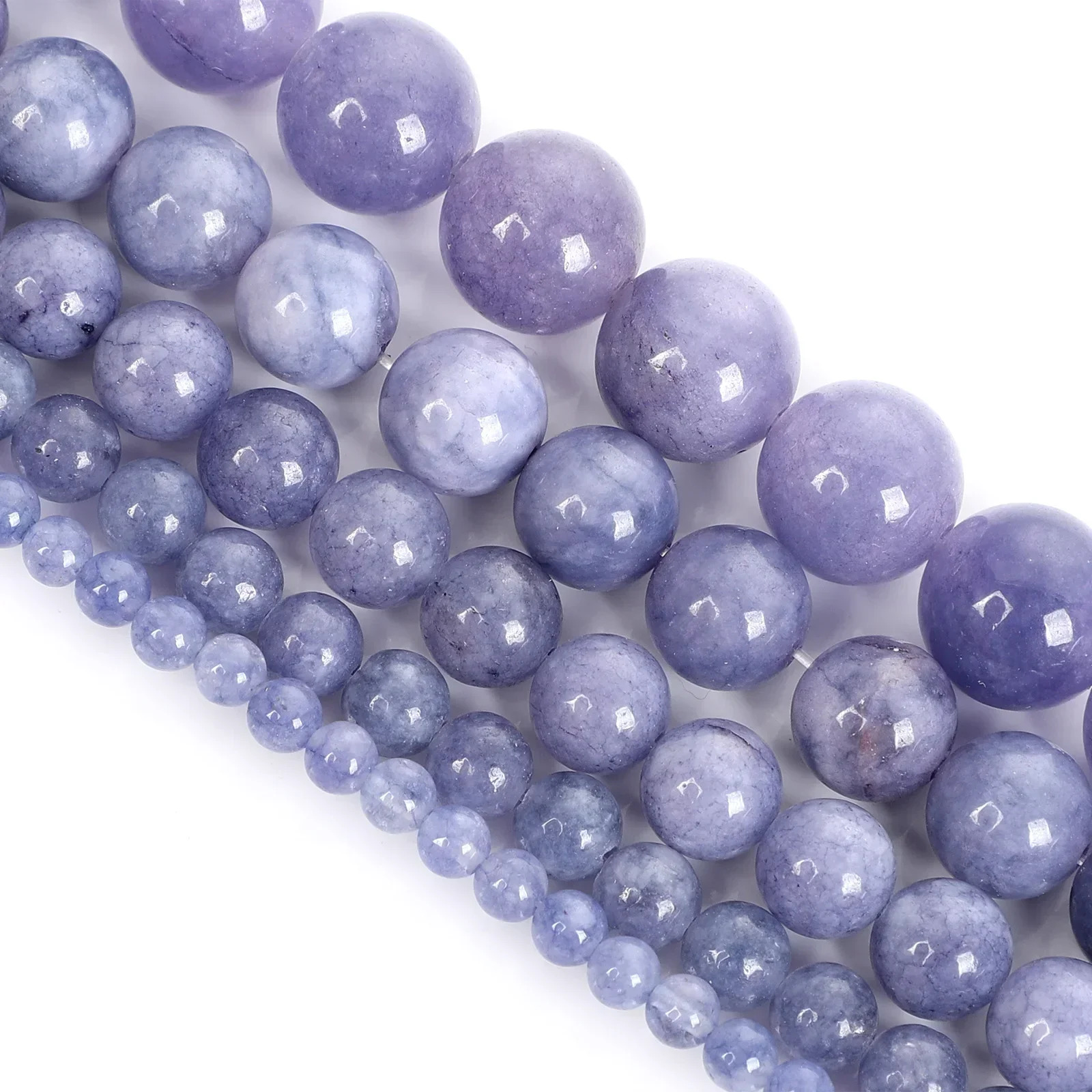 Natural Stone Beads Sodalite Round Loose Spacer Beads For Jewelry Making Diy Gemstones Bracelet Strand 4mm 6mm 8mm 10mm 12mm